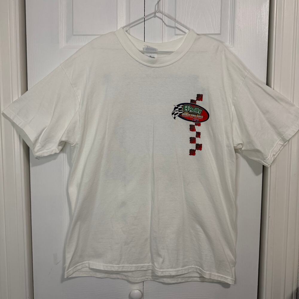 Vintage 2001 Gildan O'Rilleys Racing Car Crewneck Tshirt Xlarge